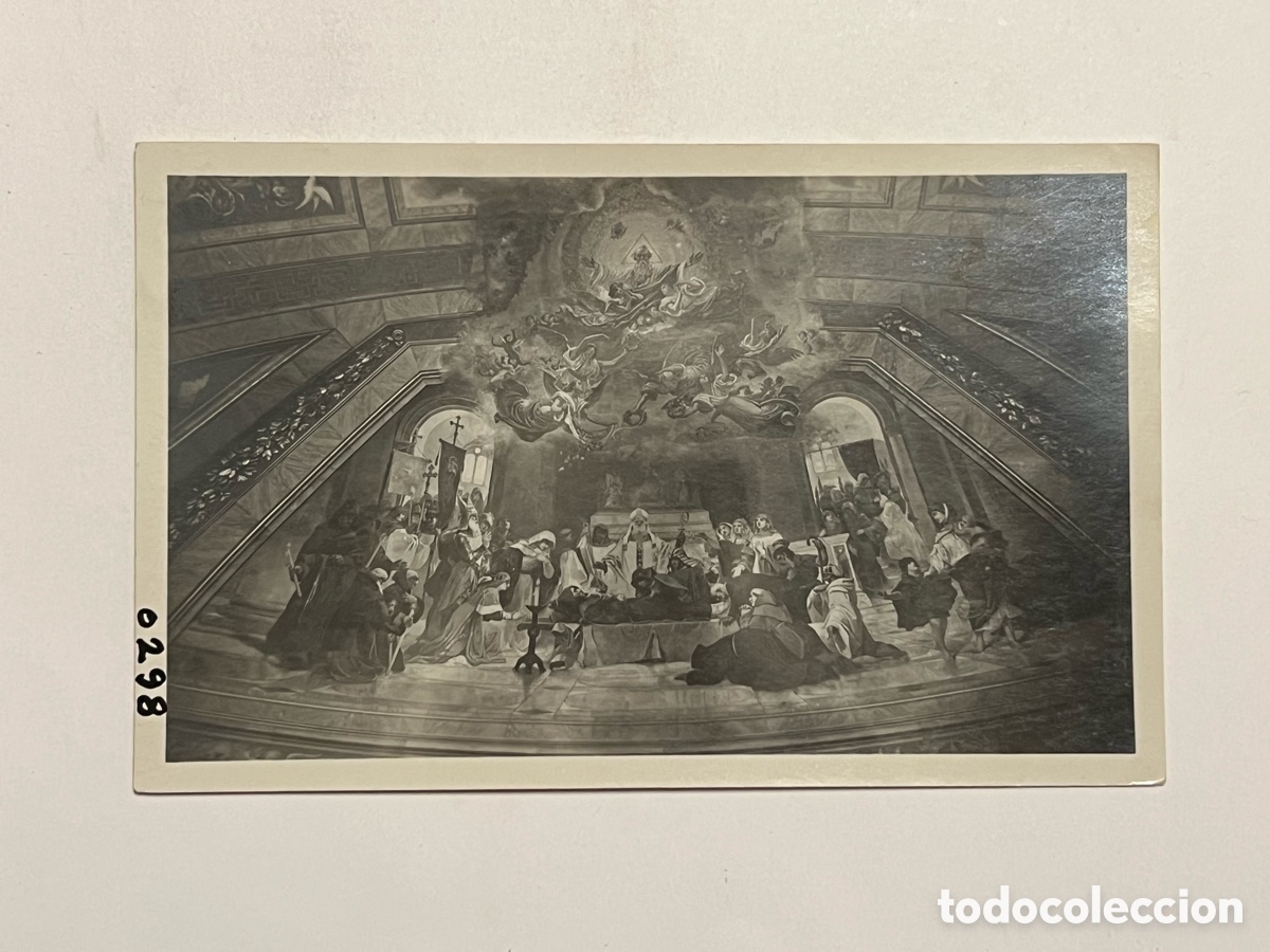 Fotografia antiga: MADRID. San Francisco el Grande&hellip; Frescos.. (h.1960?) Med&iacute;das: 14 x 9 cm