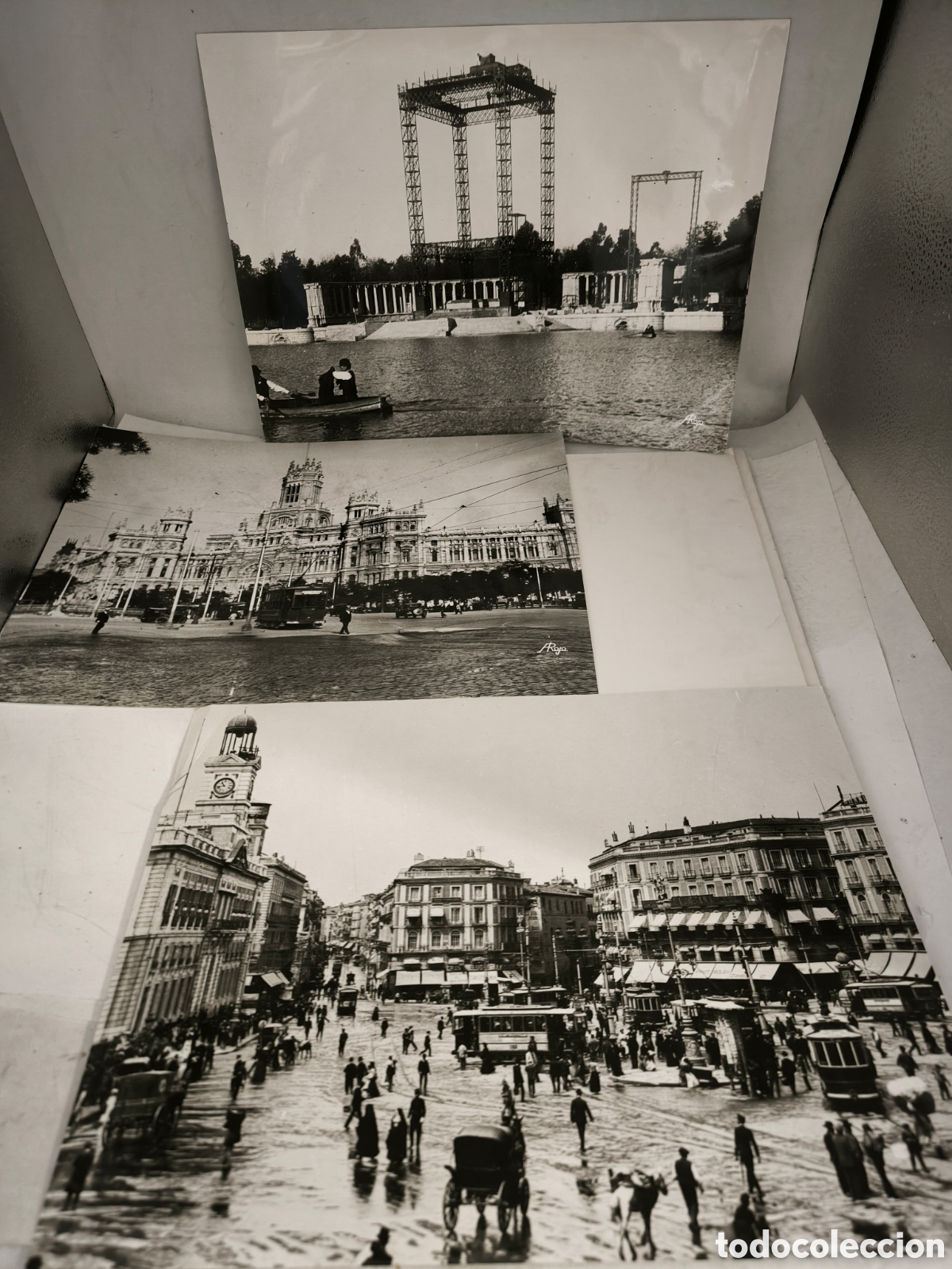 Fotografia antiga: 3 Fotograf&iacute;as de Madrid. Fot&oacute;grafo A. Rojo