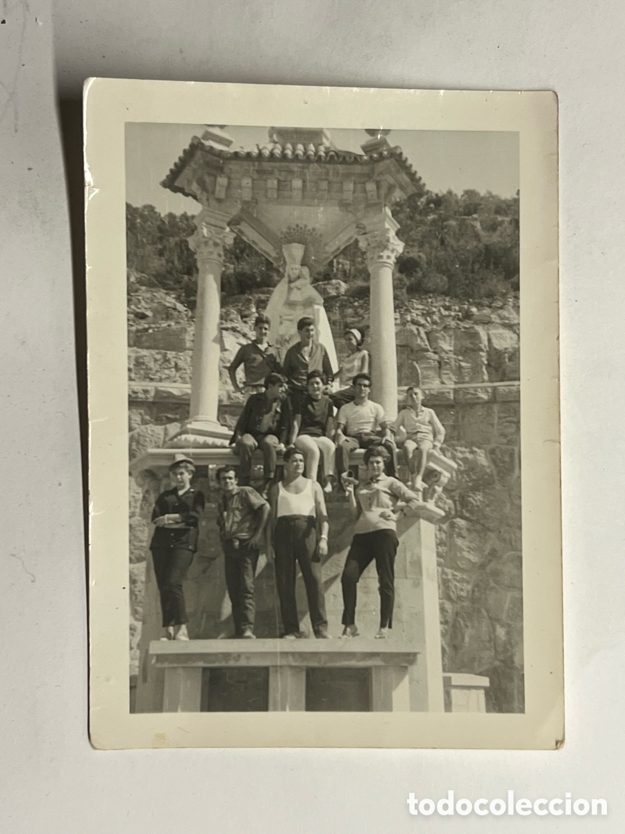Alte Fotografie: CASALICIO. Embalse de Benageber, Valencia. Grupo de J&oacute;venes. Septiembre de 1962