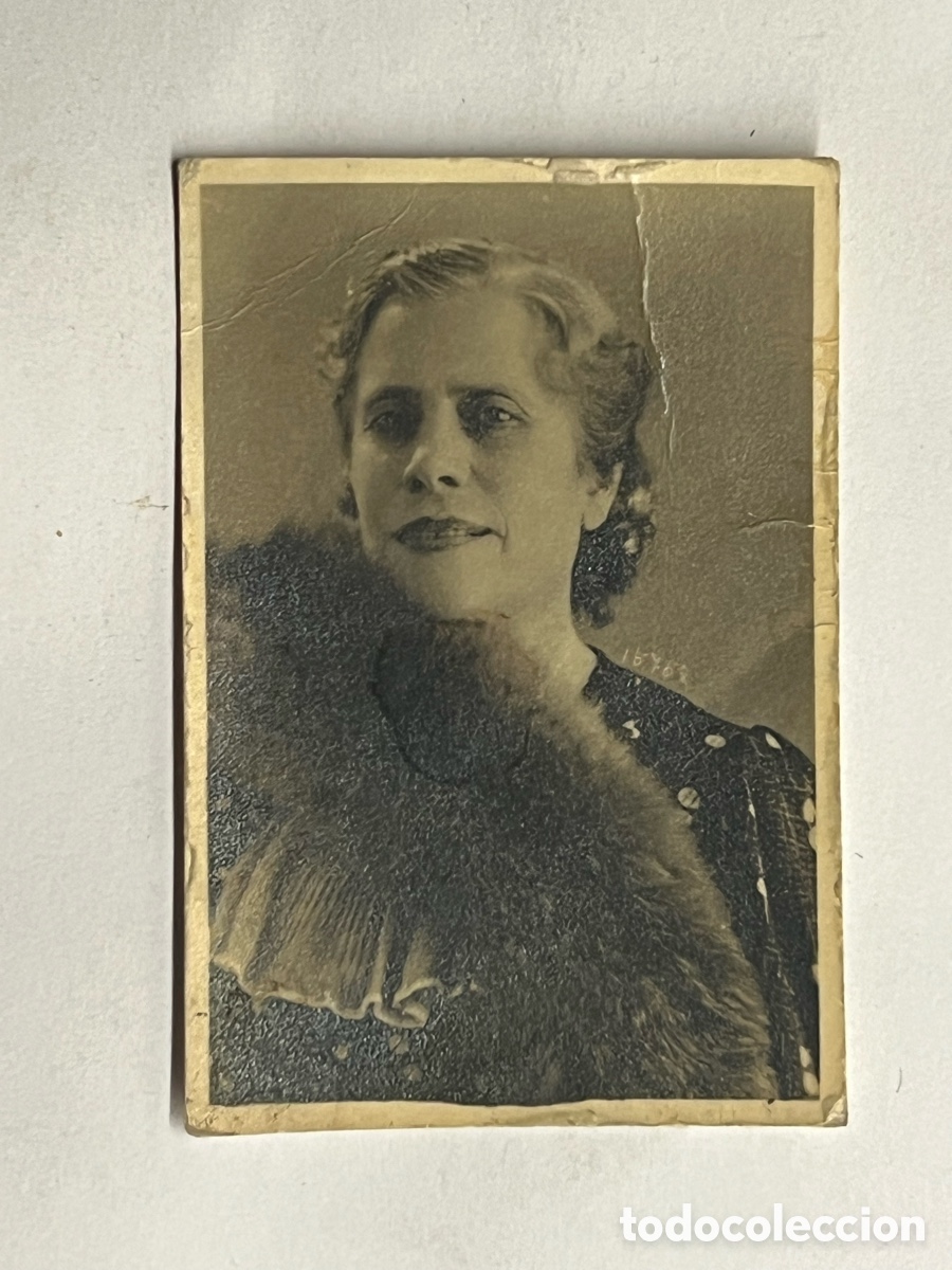 Alte Fotografie: FOTOMATON. ISABEL. Cruz Roja. Foto de Dama Enfermera (h.1930?) Med&iacute;das: 4 x 6 cm