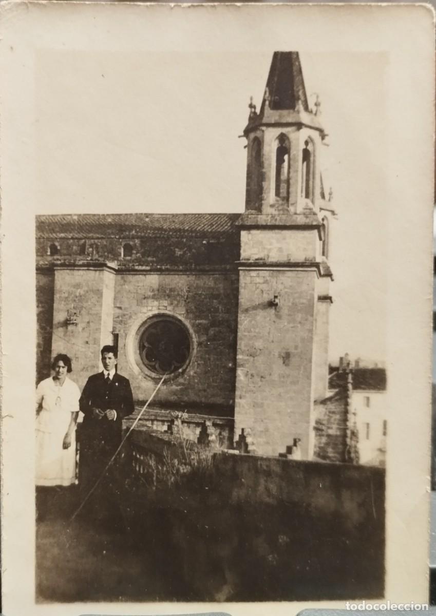 Fotograf&iacute;a antigua: FOTO IGLESIA VILAFRANCA DEL PENEDES (BARCELONA) A&Ntilde;OS 20