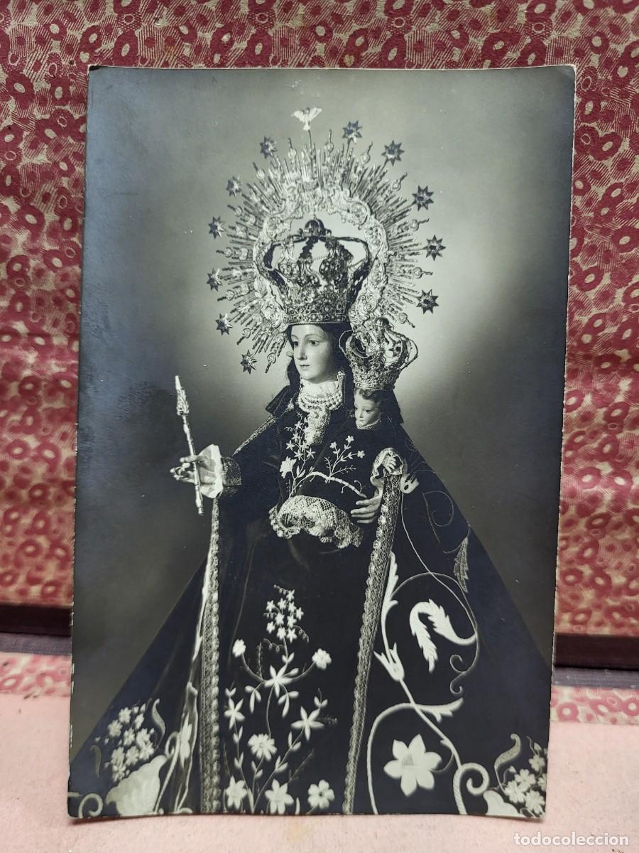 Antique Photography: ANTIGUA FOTOGRAFIA RELIGIOSA VIRGEN RICOTE ALBUDEITE MURCIA ORGA EGEA