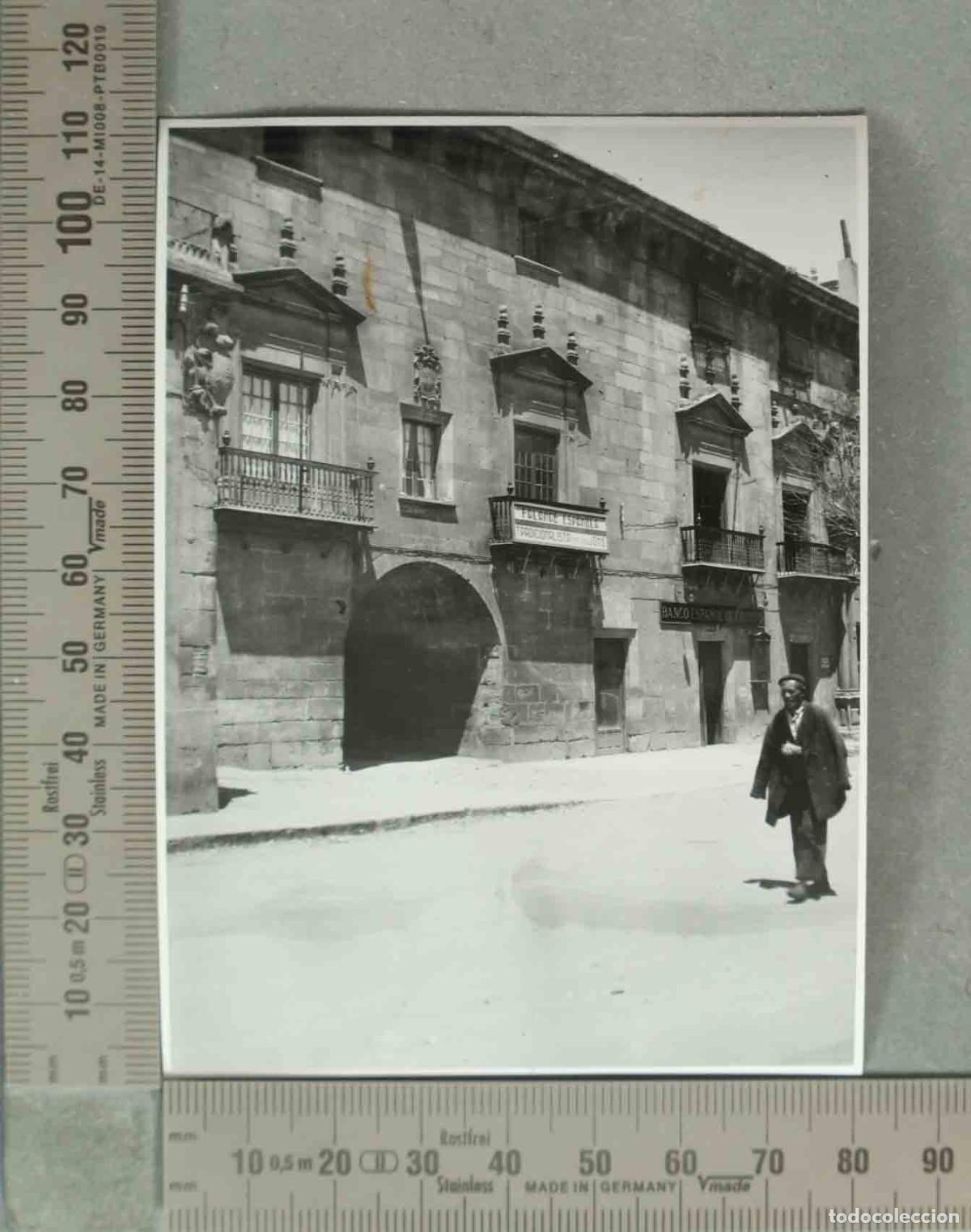 Fotograf&iacute;a antigua: FOTOGRAFIA. VISTA PALACIO CONDES DE GOMARA. FALANGE ESPA&Ntilde;OLA SORIA. HACIA 1940