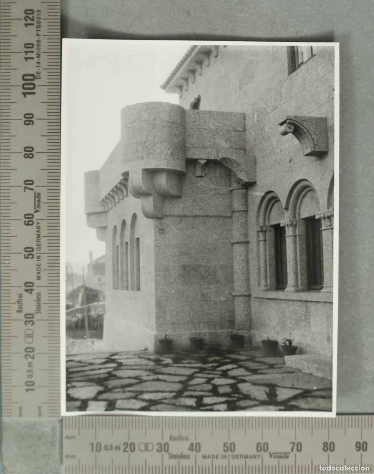 Fotograf&iacute;a antigua: FOTOGRAFIA. VISTA CONSTRUCCION SANTIAGO DE COMPOSTELA. HACIA 1940