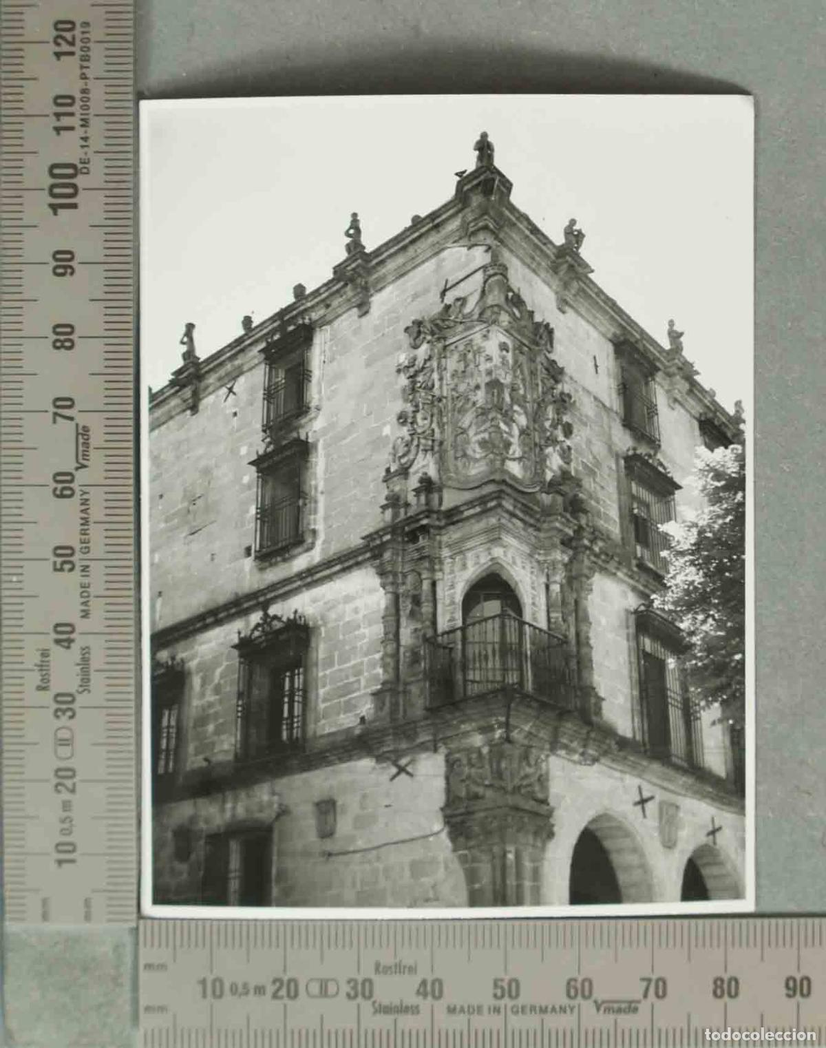 Fotografia antiga: FOTOGRAFIA. PALACIO MARQUES DE LA CONQUISTA TRUJILLO. HACIA 1940
