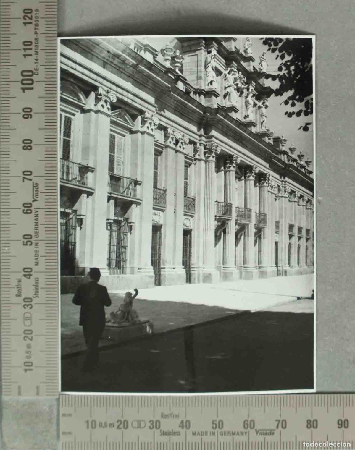 Fotografia antiga: FOTOGRAFIA. VISTA PALACIO LA GRANJA. HACIA 1940