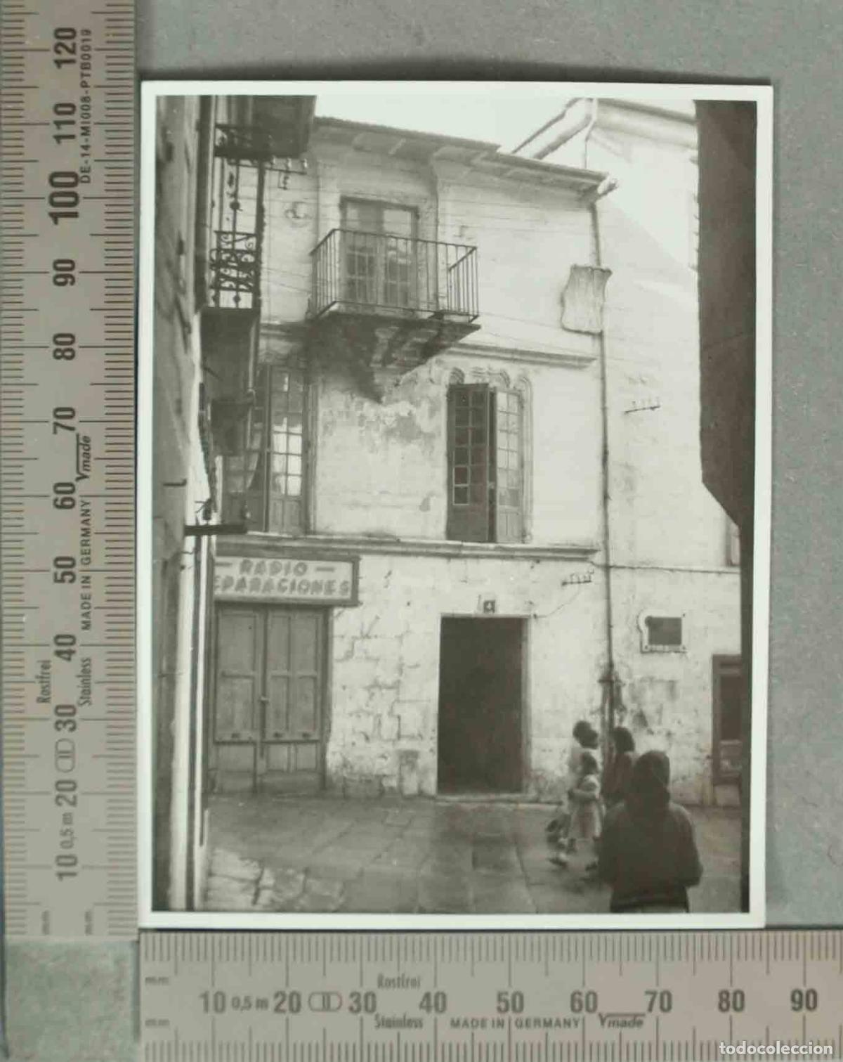 Fotograf&iacute;a antigua: FOTOGRAFIA. VISTA CALLE VIGO. RADIO REPARACIONES. HACIA 1940