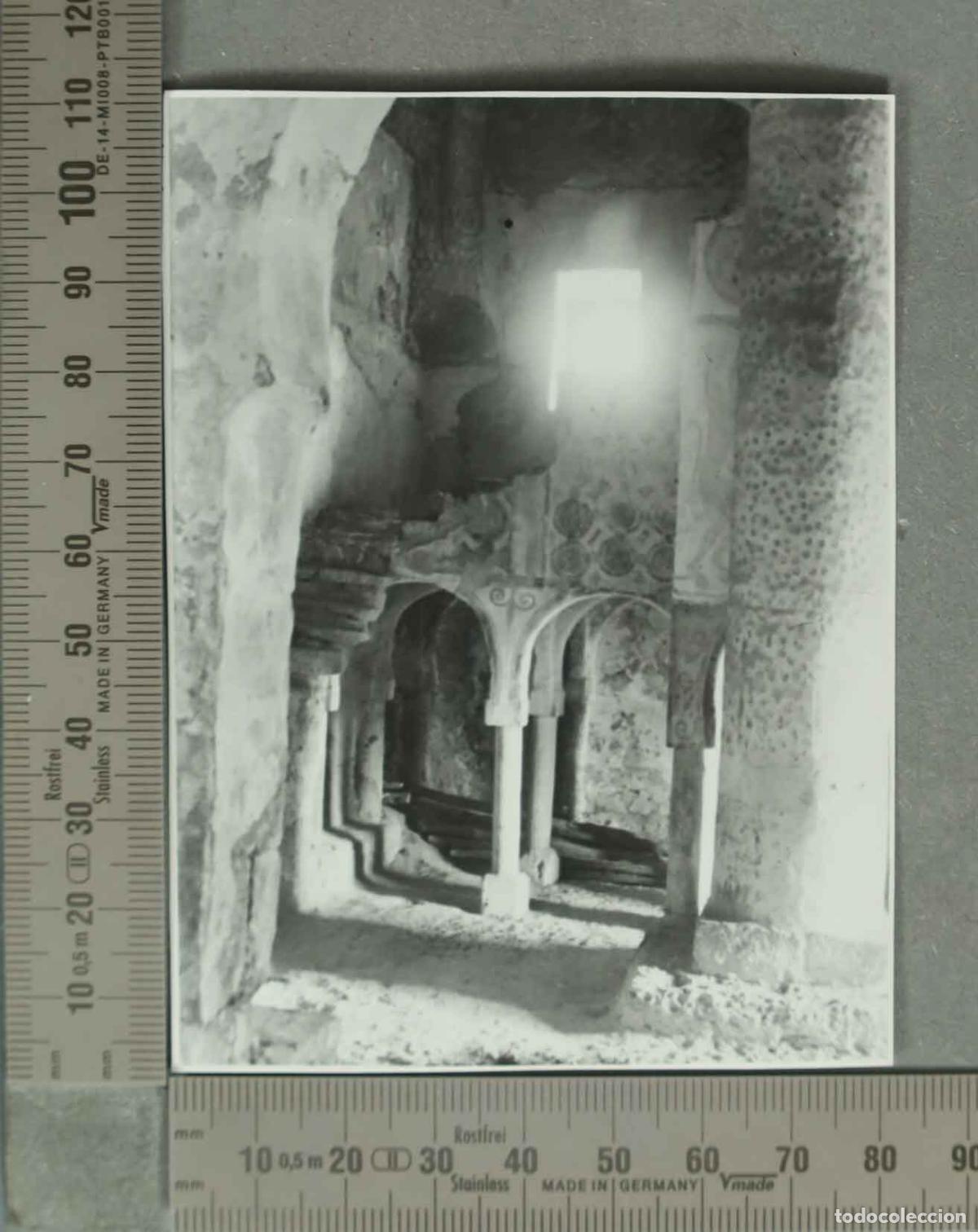 Fotograf&iacute;a antigua: FOTOGRAFIA. INTERIOR DE SAN BAUDELIO DE BERLANGA. HACIA 1940