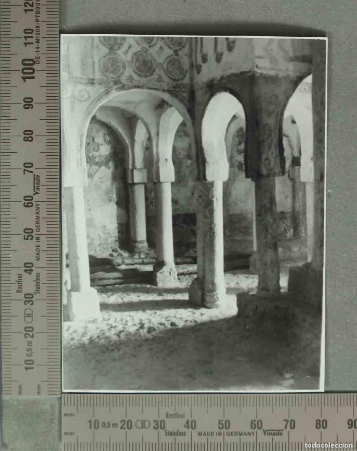 Fotograf&iacute;a antigua: FOTOGRAFIA. INTERIOR DE SAN BAUDELIO DE BERLANGA. HACIA 1940