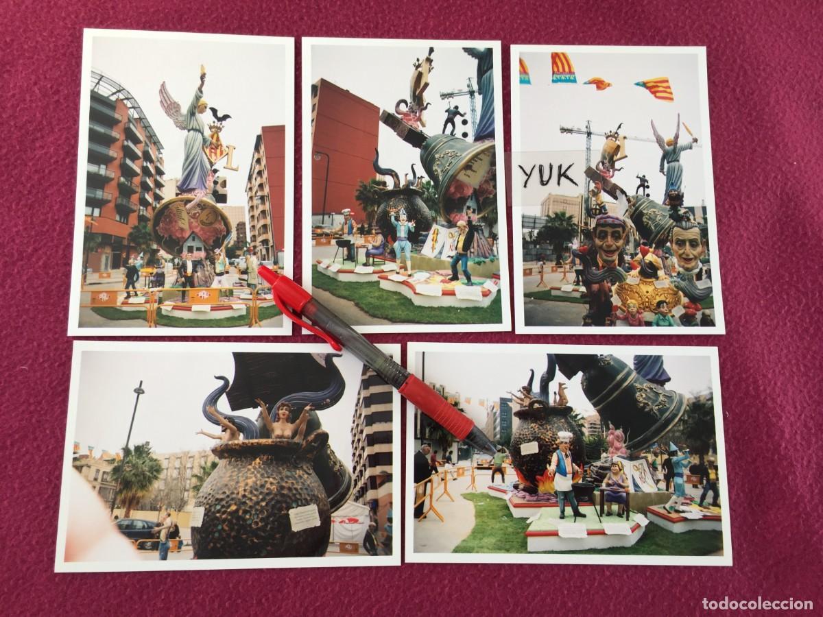 Fotograf&iacute;a antigua: 5 FOTOS FOTOGRAFIAS DE LA FALLA ANTIGA SENDA SENENT - PASEO DE LA ALAMEDA DE 2004 - FALLAS VALENCIA