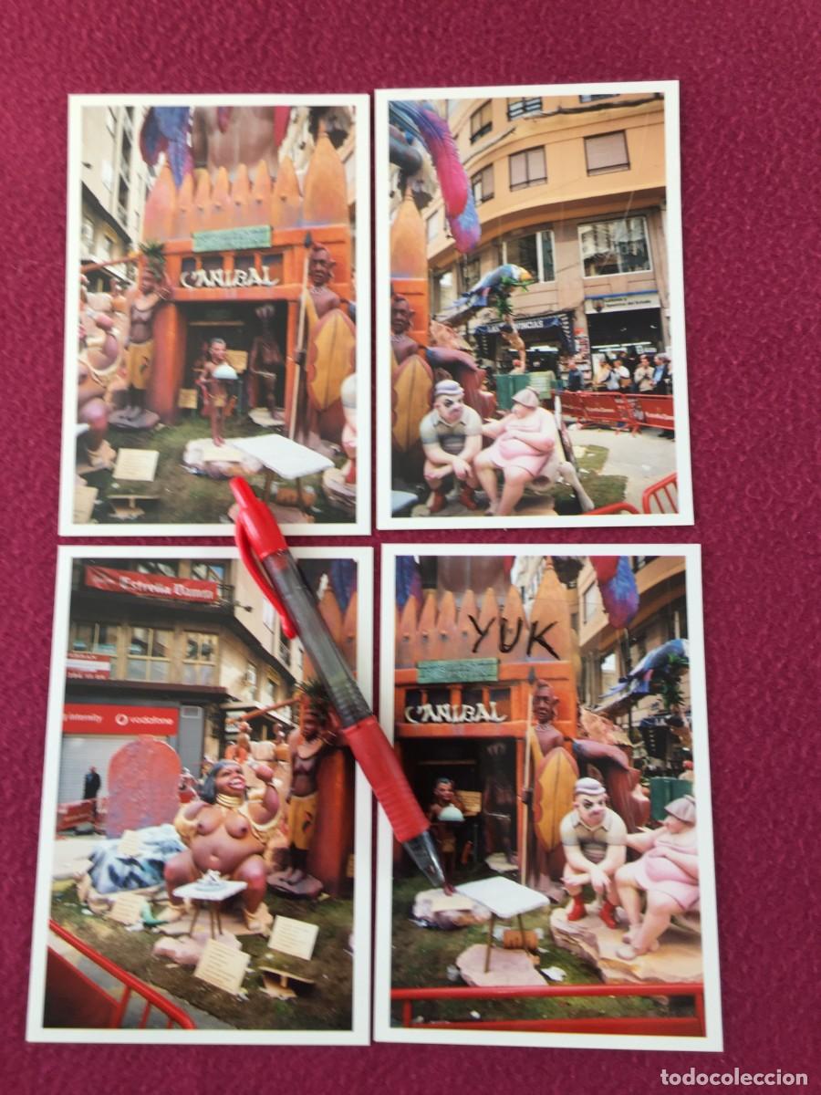 Fotograf&iacute;a antigua: 4 FOTOS FOTOGRAFIAS DE LA FALLA SAN VICENTE - PERIODISTA AZZATI DE 2004 - FALLAS VALENCIA