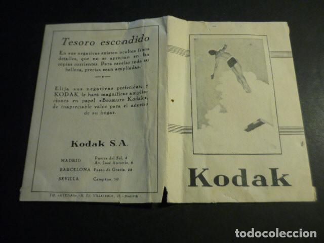 Alte Fotografie: PRODUCTOS KODAK FUNDA PARA FOTOGRAFIAS Y NEGATIVOS A&Ntilde;OS 30 MADRID BARCELONA SEVILLA
