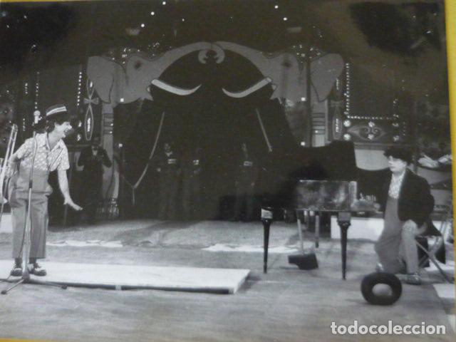 Photographie ancienne: CIRCO PAYASOS TRIO PEPIN LEON FOTOGRAFIA 24 X 18 CM