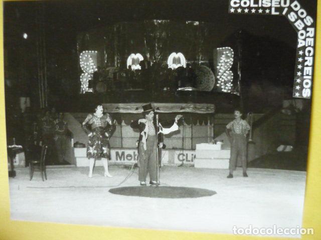 Photographie ancienne: CIRCO PAYASOS TRIO PEPIN LEON FOTOGRAFIA 24 X 18 CM