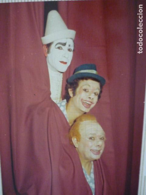 Photographie ancienne: CIRCO PAYASOS TRIO PEPIN LEON FOTOGRAFIA 13 X 18 CM