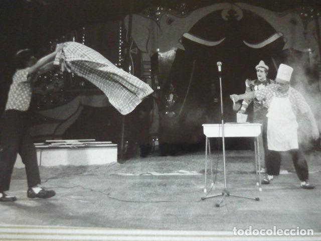 Photographie ancienne: CIRCO PAYASOS TRIO PEPIN LEON FOTOGRAFIA 18 X 13 CM