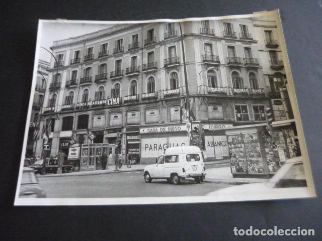 Antique Photography: MADRID PUERTA DEL SOL ANTIGUA FOTOGRAFIA 18 X 24 CM