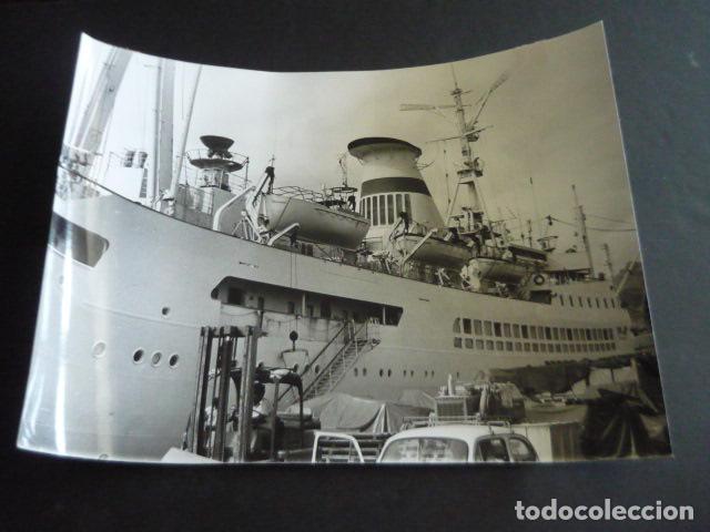 Photographie ancienne: SANTA CRUZ DE TENERIFE PUERTO BARCO RUSO FOTOGRAFIA 18 X 24 CM
