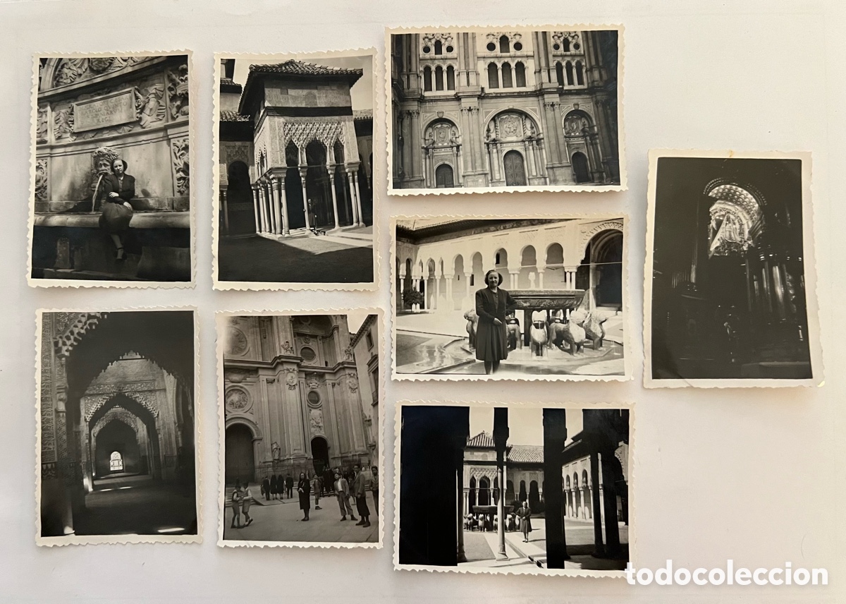 Alte Fotografie: GRANADA (8) Fotograf&iacute;as Im&aacute;genes de la ciudad vistas por una enamorada Salmantina .. (h.1950?)