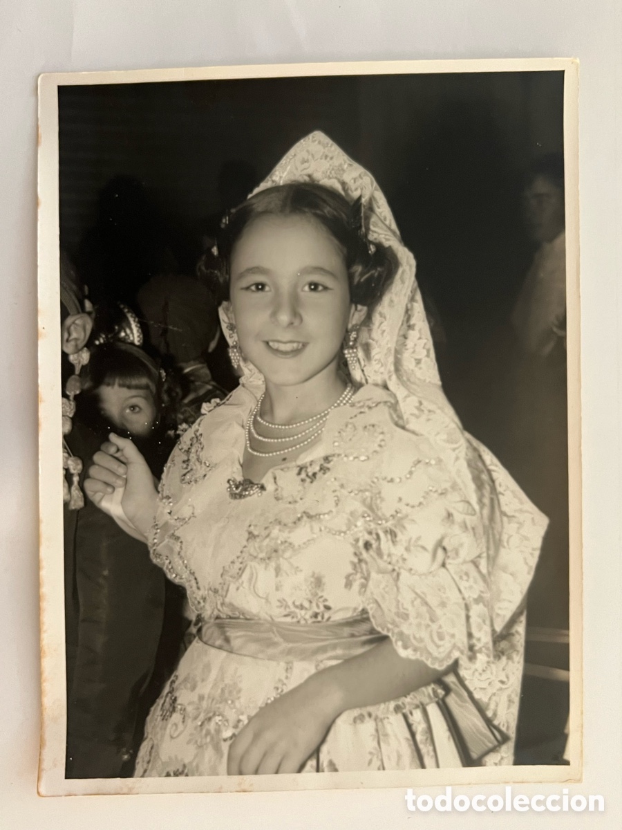Fotograf&iacute;a antigua: FALLAS Y FALLERAS.. los Ni&ntilde;os el ADN., de la fiesta valenciana. Foto Cervantes. BENIMAMET