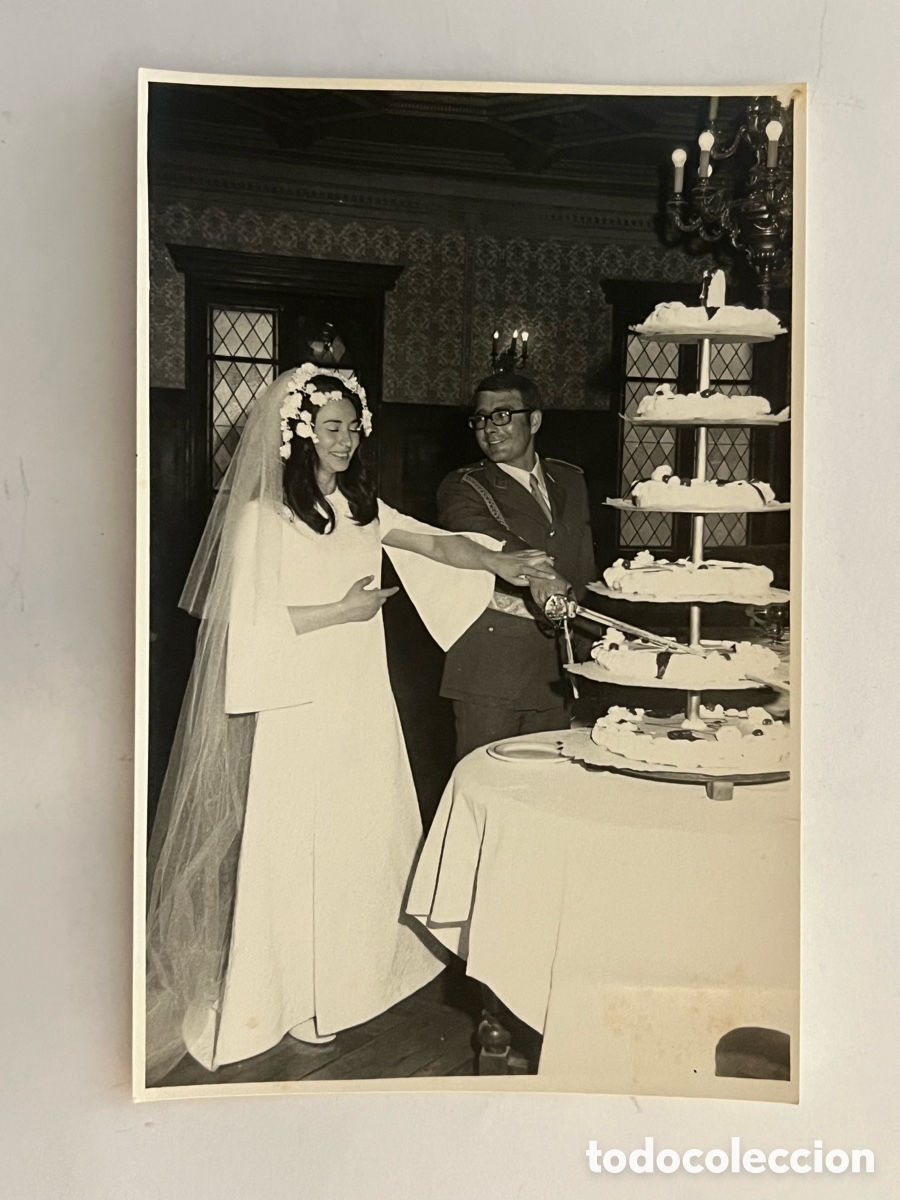 Fotografia antica: BURGOS. Fotograf&iacute;a La Boda del Militar.. Foto Fede, Mayo de 1973.. Med&iacute;das: 12 x 18 cm.,