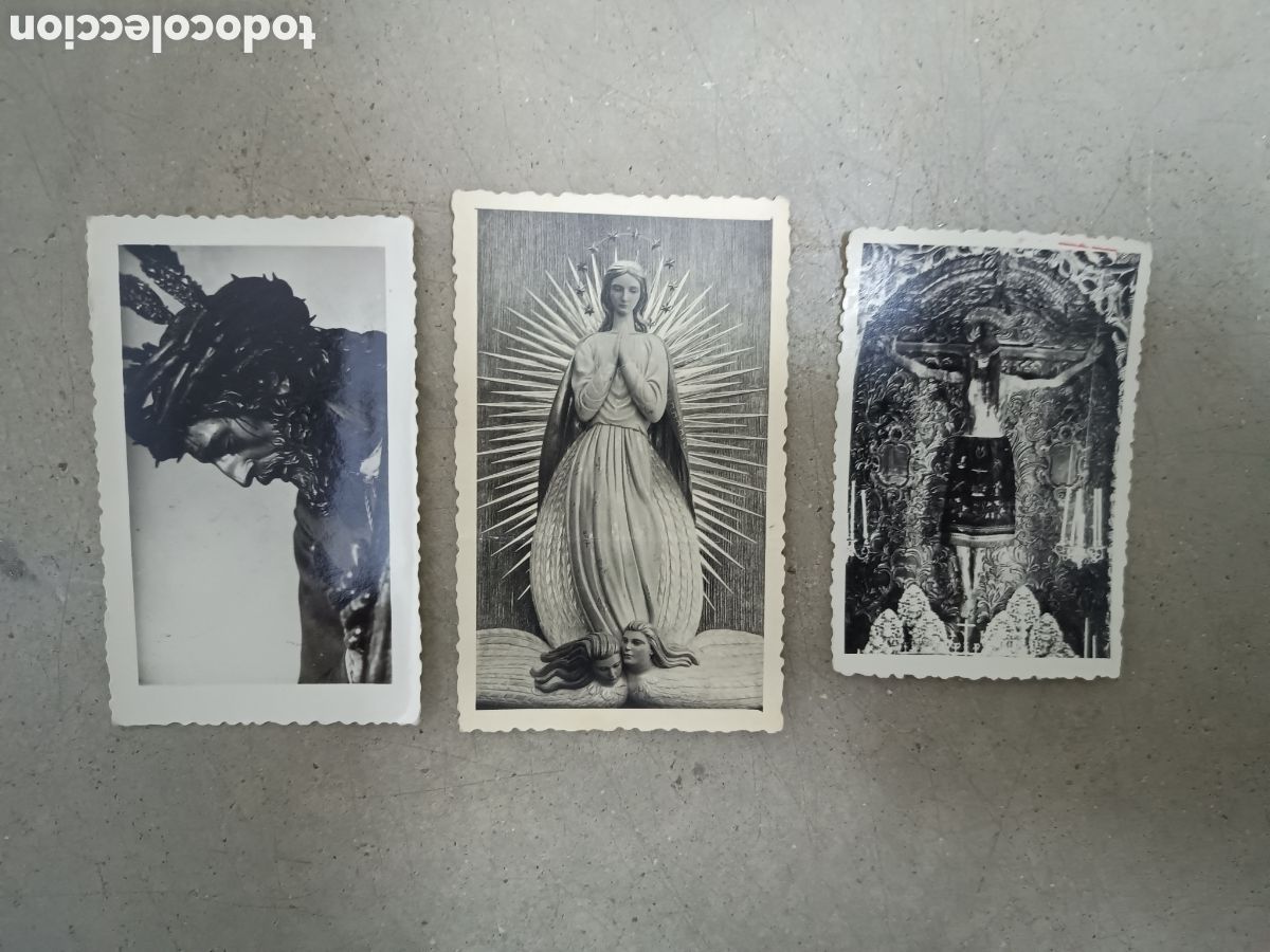 Fotografia antiga: 3 FOTOGRAFIAS RELIGIOSAS
