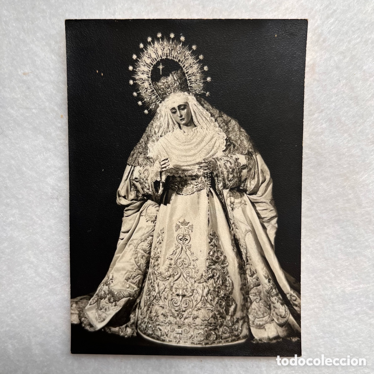 Fotograf&iacute;a antigua: SEMANA SANTA SEVILLA - FOTOGRAF&Iacute;A VIRGEN ROSARIO / HERMANDAD MONTESION