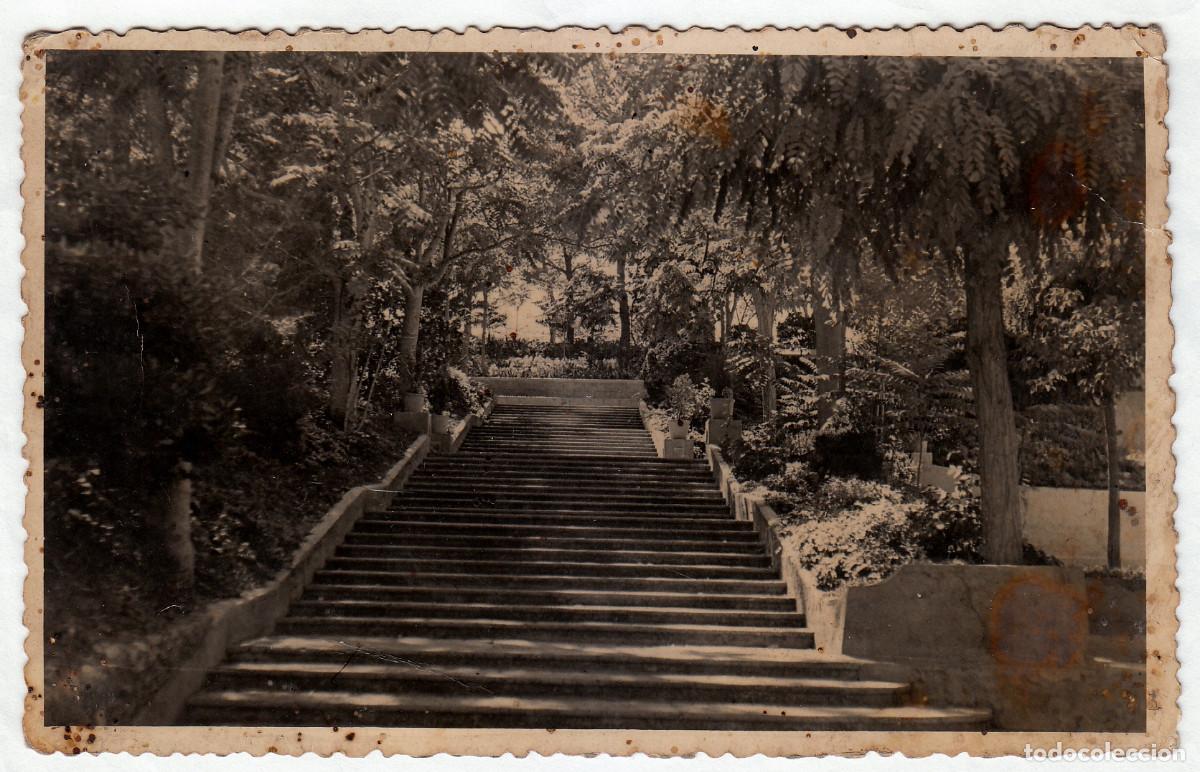 Fotografia antica: Subida al Balneario de Cofrentes, Val&egrave;ncia A&ntilde;os 40-50 pc