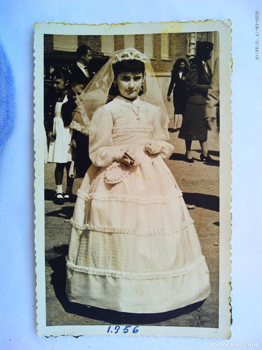Photographie ancienne: BONITA FOTO DE NI&Ntilde;A DE PRIMERA COMUNION , A&Ntilde;OS 50