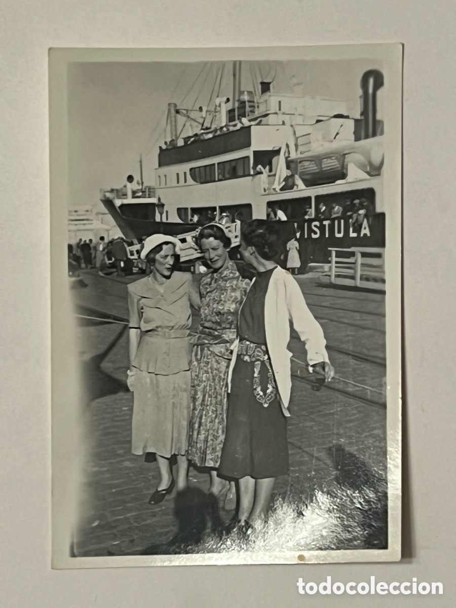 Fotograf&iacute;a antigua: EL VISTULA., Barco Crucero Polaco.. entre Cracovia y Varsovia.. fotograf&iacute;a antigua, Verano de 1952