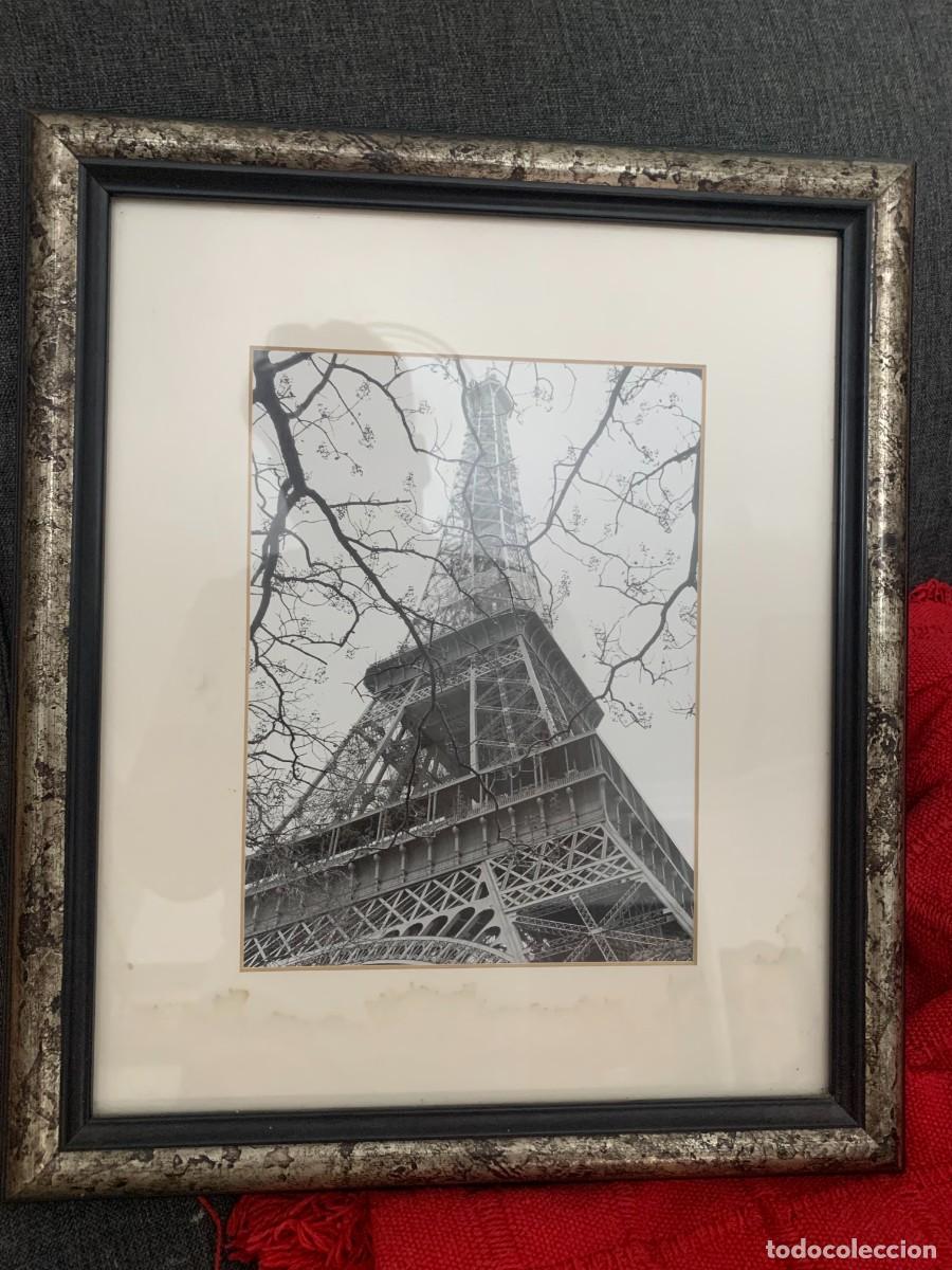 Fotograf&iacute;a antigua: fotografia torre eiffel enmarcada artista a identificar