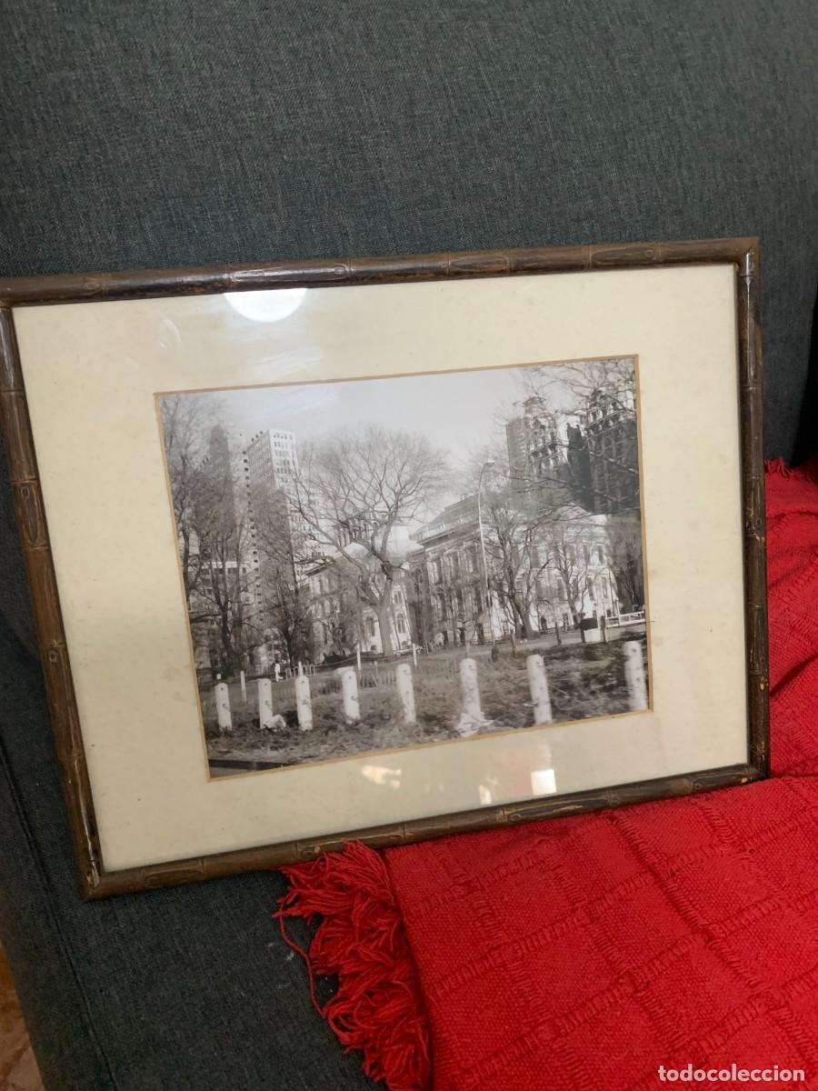 Fotograf&iacute;a antigua: fotografia nueva york ? enmarcada artista a identificar