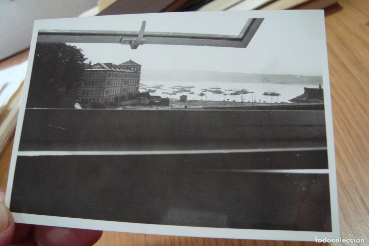 Fotograf&iacute;a antigua: ANTIGUA FOTOGRAFIA VISTA DESDE EL HOTEL FINISTERRE CORU&Ntilde;A 1967