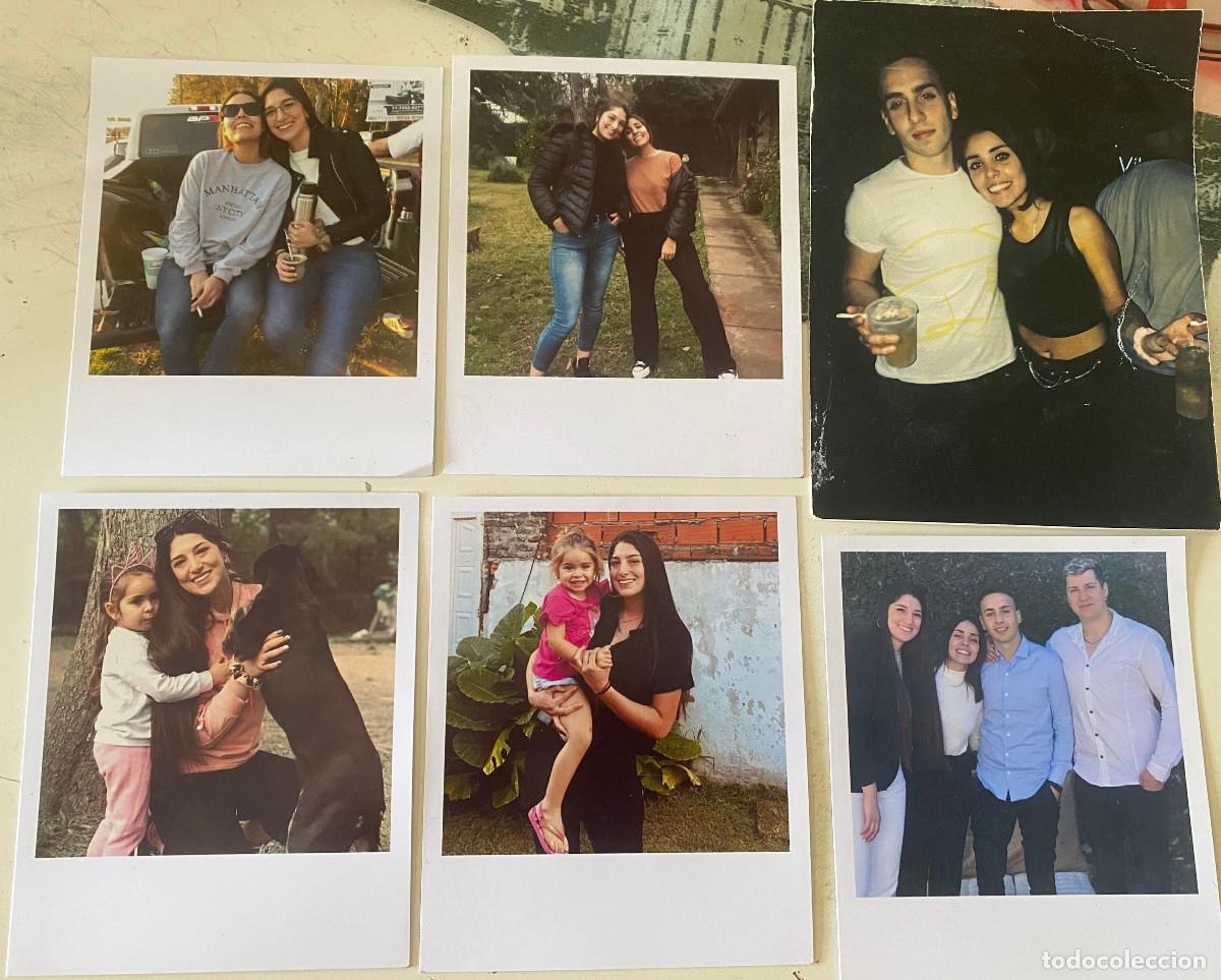 Photographie ancienne: 6 fotograf&iacute;as familiares papel fotogr&aacute;fico. 5 de ellas tipo Polaroid. A&ntilde;os 2010. Buen estado.