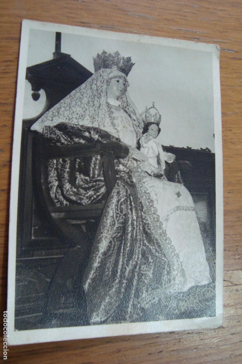 Fotograf&iacute;a antigua: ANTIGUA FOTOGRAFIA DE VIRGEN CON NI&Ntilde;O SIN IDENTIFICAR.