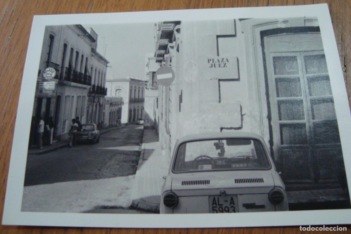 Fotograf&iacute;a antigua: ANTIGUA FOTOGRAFIA PLAZA JUEZ - GALERIA DEL DISCO. ALMERIA A&Ntilde;OS 70