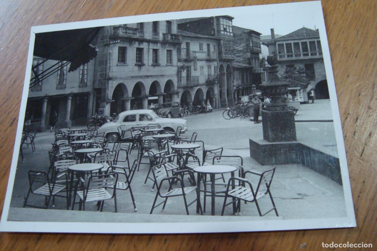 Fotograf&iacute;a antigua: ANTIGUA FOTOGRAFIA VISTA DE PLAZA SANTIAGO DE COMPOSTELA 1967