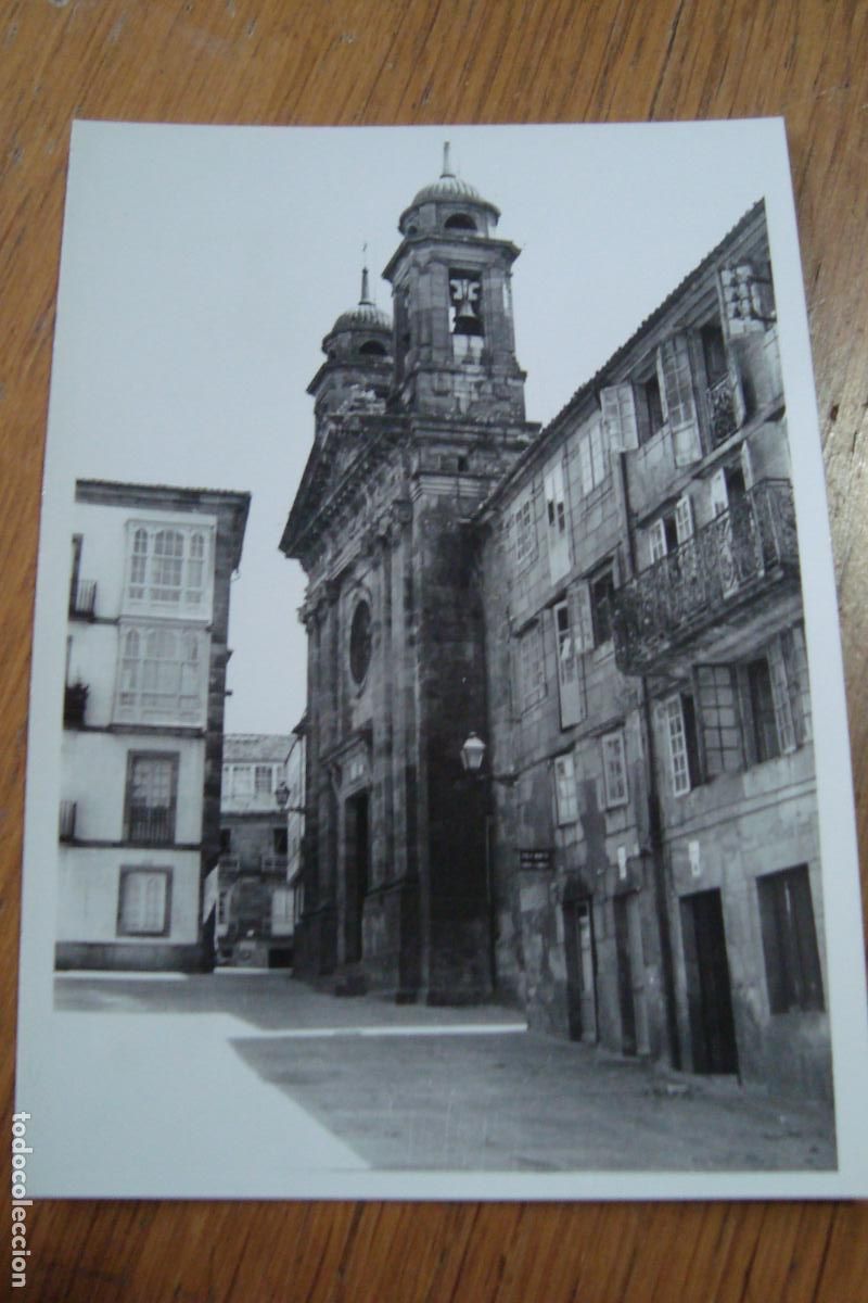 Fotograf&iacute;a antigua: ANTIGUA FOTOGRAFIA VISTA DE SANTIAGO DE COMPOSTELA 1967.