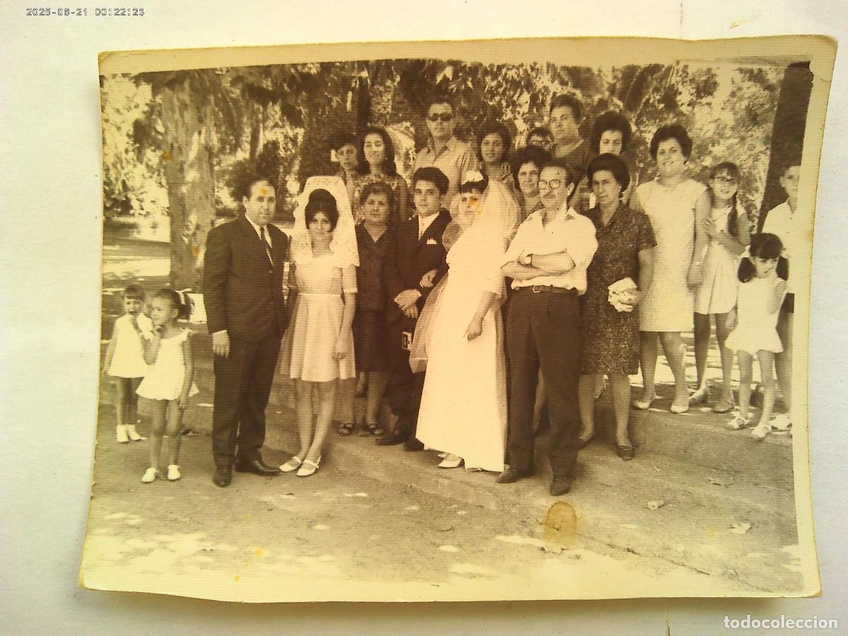 Fotograf&iacute;a antigua: FOTO DE BODA . DE CHAMORRO , VILLANUEVA DEL RIO Y MINAS ( SEVILLA )