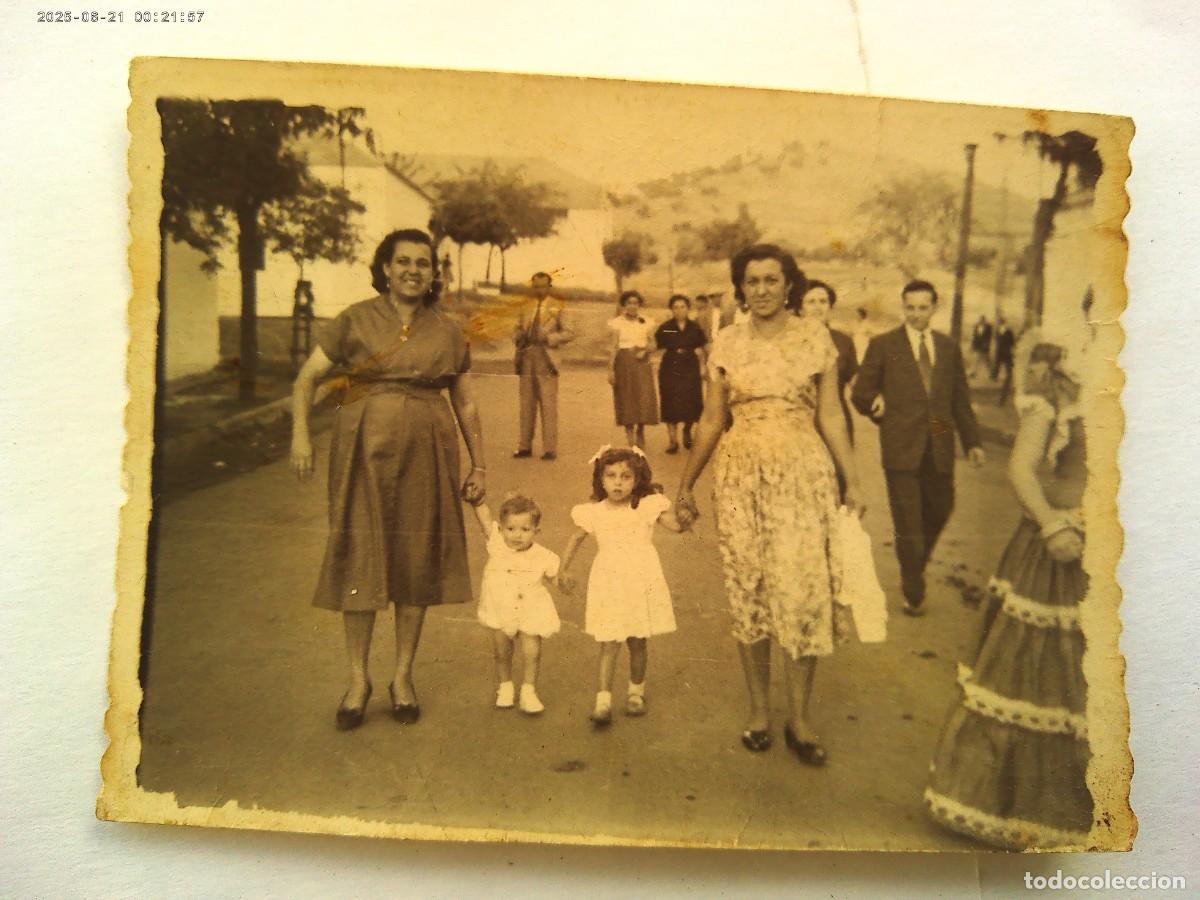 Fotograf&iacute;a antigua: MINUTERO DE FOTOGRAFO CALLEJERO DE MUJERES Y NI&Ntilde;AS EN LA FERIA