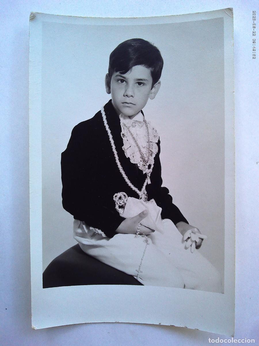 Fotograf&iacute;a antigua: PRECIOSA FOTO DE ESTUDIO DE NI&Ntilde;O DE PRIMERA COMUNION