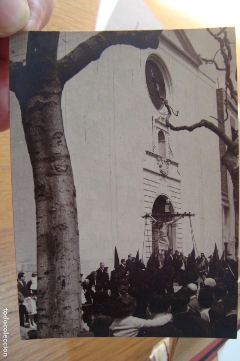 Fotografia antica: ANTIGUA FOTOGRAFIA CRISTO DE LA SANGRE SEMANA SANTA REUS A&Ntilde;OS 60.