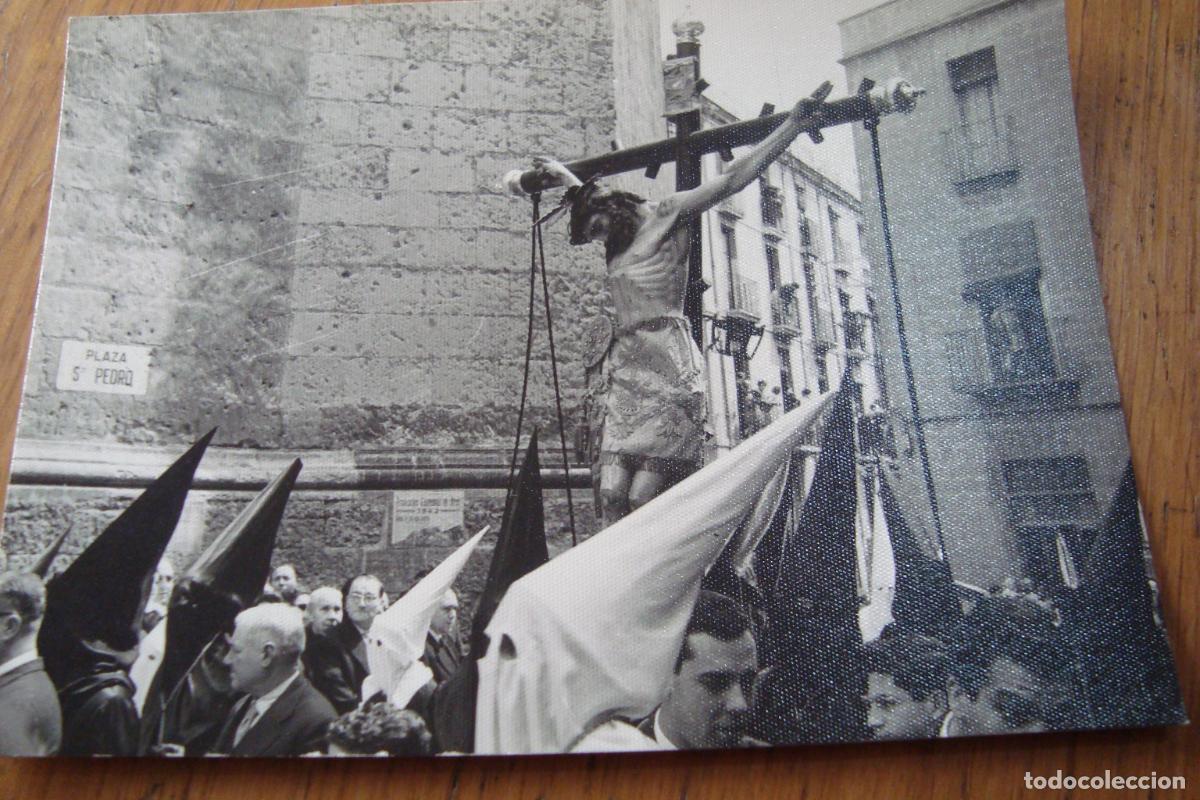 Fotografia antica: ANTIGUA FOTOGRAFIA CRISTO DE LA SANGRE SEMANA SANTA REUS A&Ntilde;OS 60.