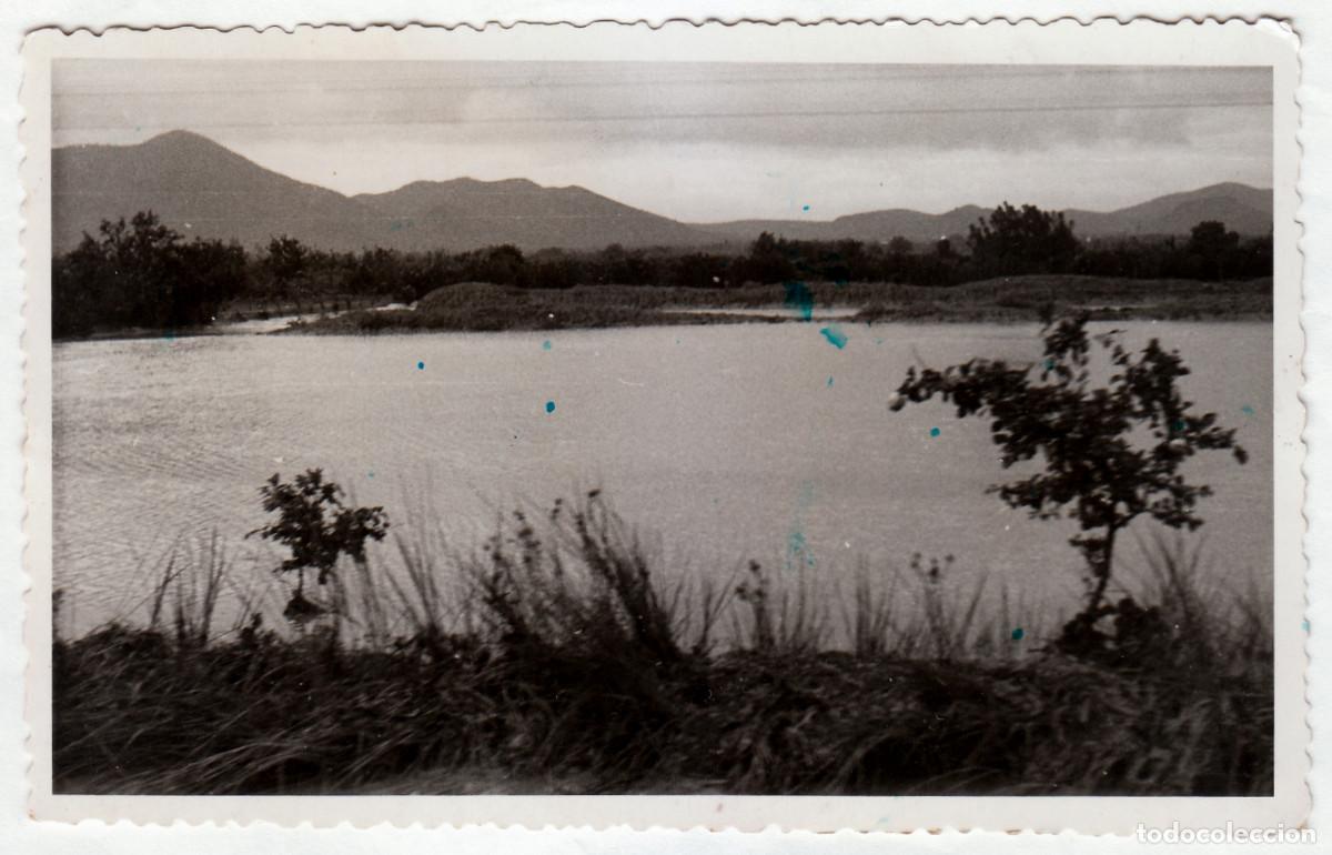 Fotograf&iacute;a antigua: Paisaje, lago de La Albufera, Val&egrave;ncia?. A&ntilde;os 50 pc