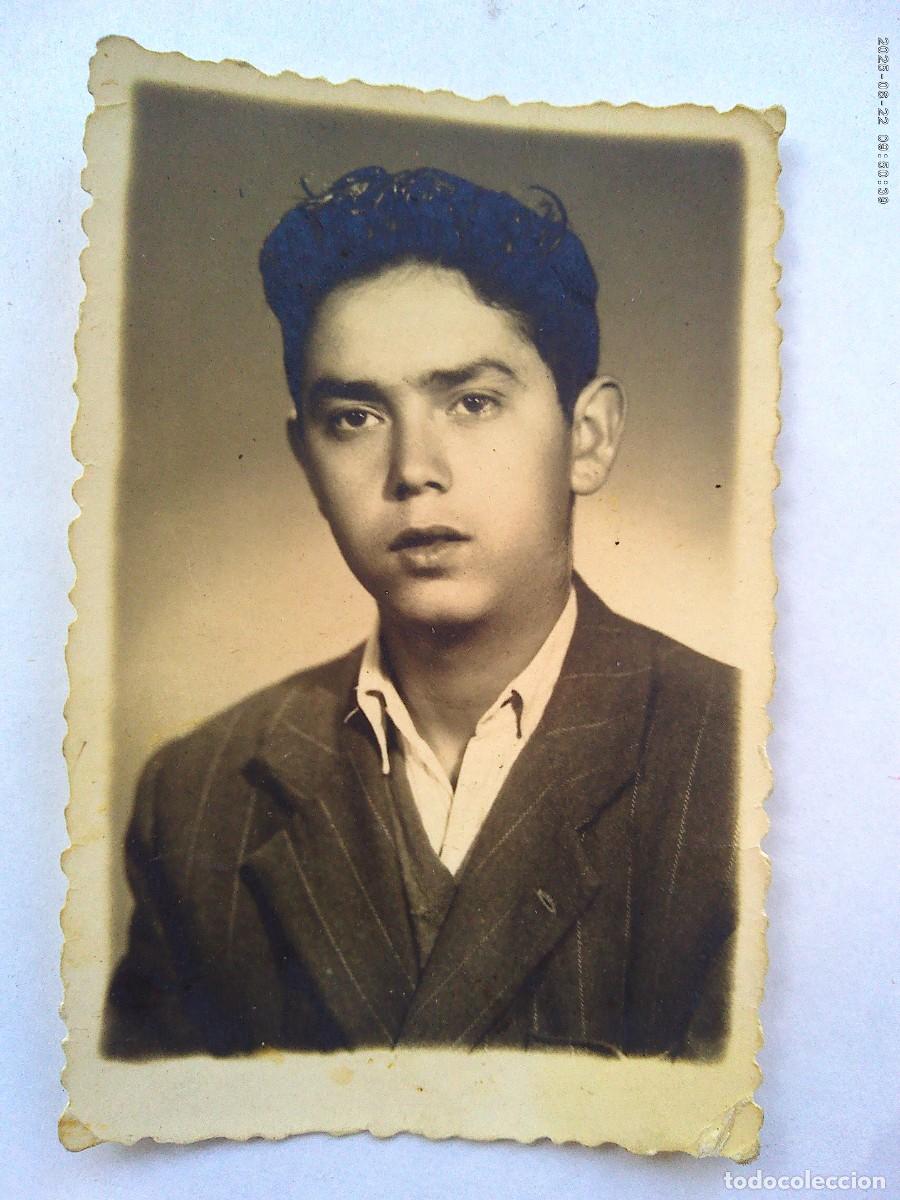 Fotograf&iacute;a antigua: BONITA FOTO DE ESTUDIO DE JOVEN , 1951