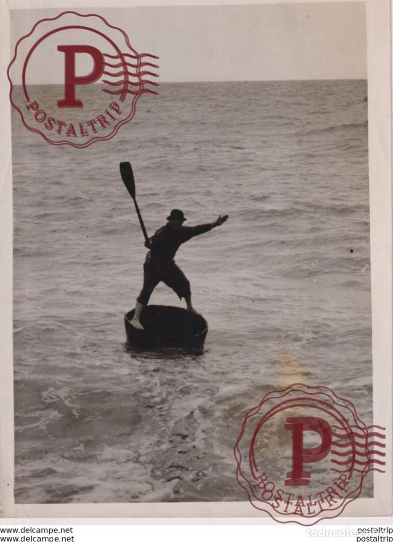 Fotografia antiga: HASTINGS REGATTA ANTIC TUB 20*15CM Fonds Victor FORBIN 1864-1947