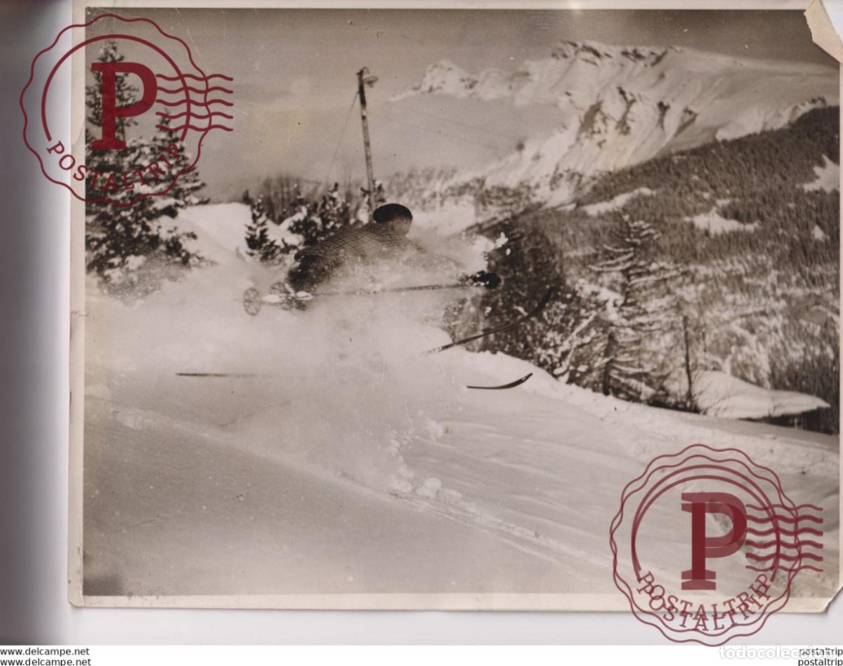 Fotografia antiga: MURREN SWISS ZWITSERLAND 25*20CM Fonds Victor FORBIN 1864-1947
