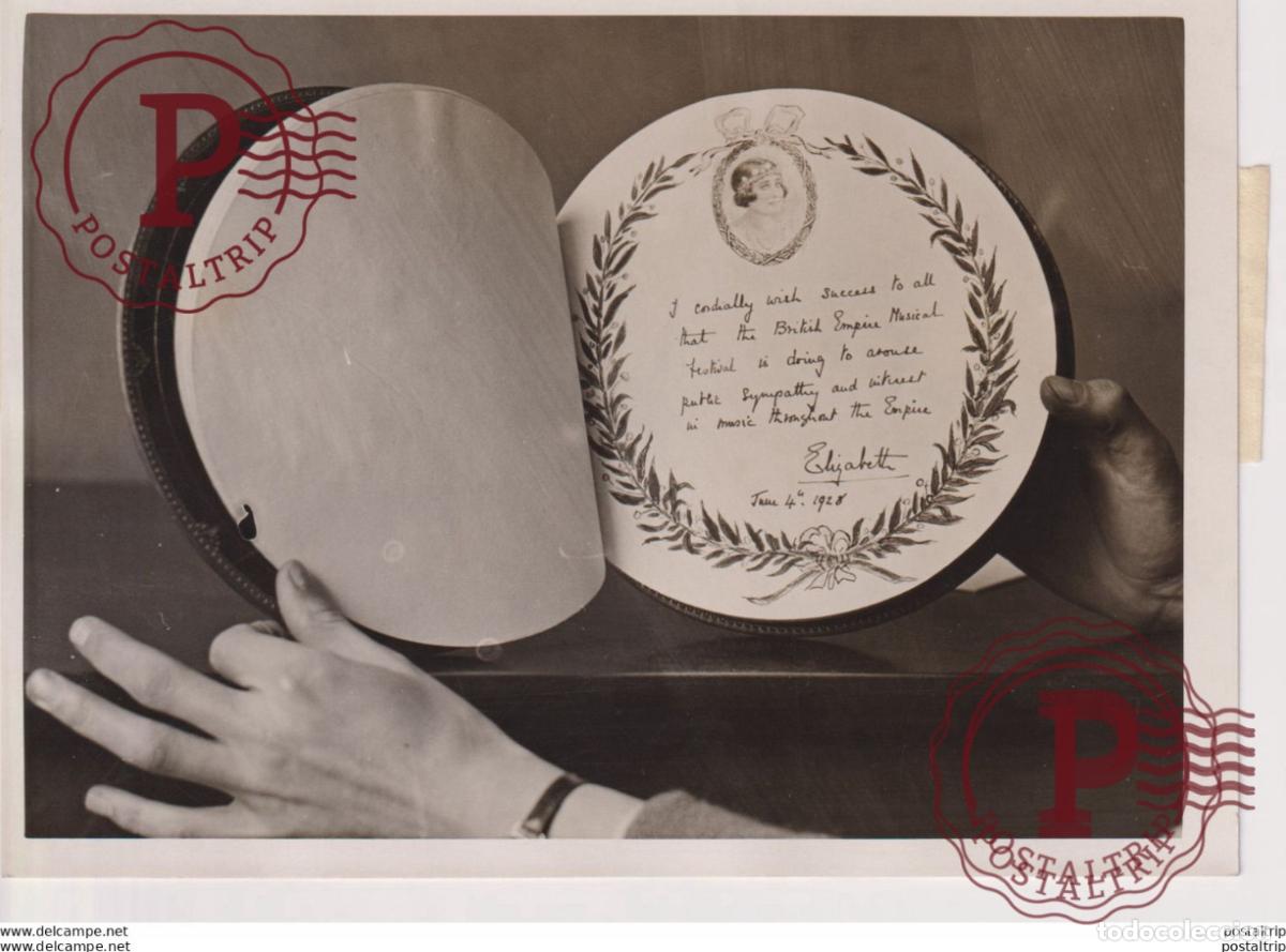 Alte Fotografie: UNIQUE BOOK MRS ERNEST BIGLAND BRITISH EMPIRE MUSIC FESTIVAL DUCHESS OF YORK LOUISE16*12CM Fonds Vic