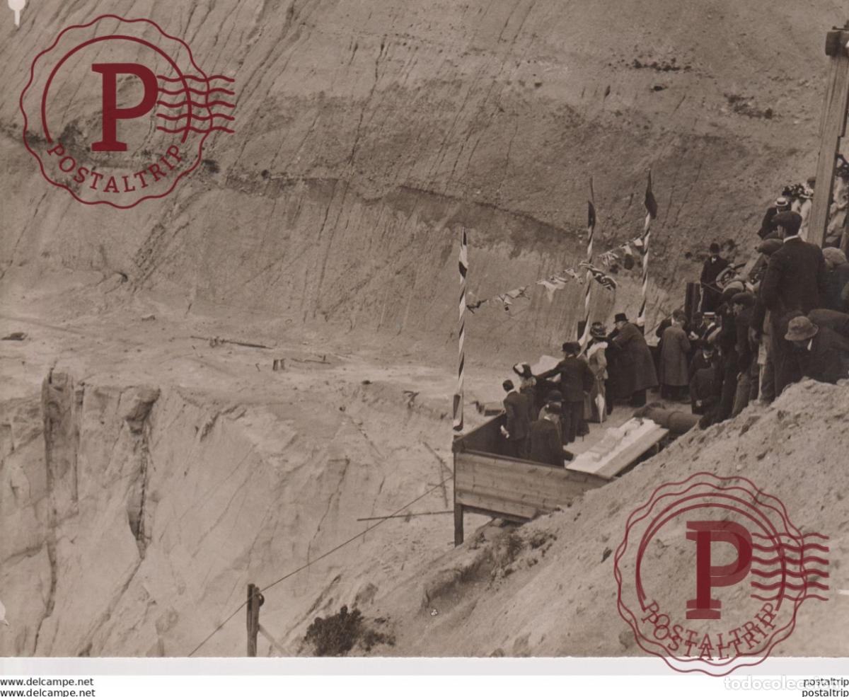 Alte Fotografie: SUD GALES MINE MINAS MINING 21*16CM Fonds Victor FORBIN 1864-1947