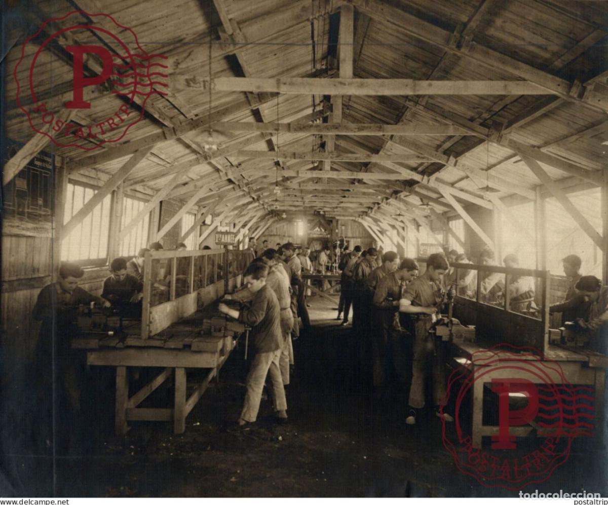 Alte Fotografie: SEE BACK 22*17CM INDUSTRIE INDUSTRY